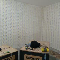 طرح کاغذ دیواری نقاشی ساختمان