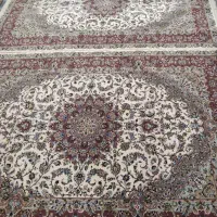 قالی دستباف .کرک و ابریشم