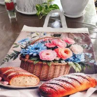 فروش کیف نان و سبزی با پارچه مخمل اعلا