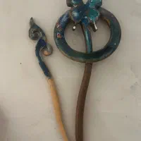 گیره چوبی مو کار درست کاملا نو