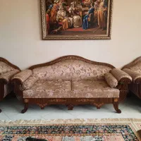 سرویس مبل و ناهارخوری کلاسیک در حد نو