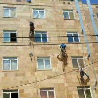 پیچ رولپلاک راپل کار شستشوی نمابدون داربست