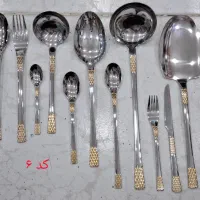 قاشق و چنگال به صورت سرویس مناسب جهزیه