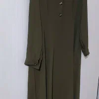 مانتو جلو بسته سبز رنگ|لباس|سنندج, |دیوار