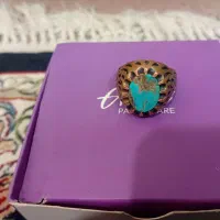 انگشتر عقیق یمن اصل و انگشتر فیروزه اصل