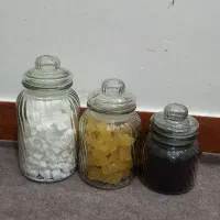سه عدد جا قند وشکری