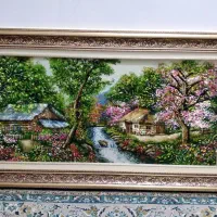 تابلو فرش طرح منظره