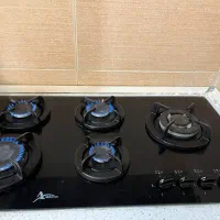 گاز رومیزی شیشه ای ۵شعله اخوان