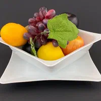 سرویس دوپارچه (کاسه و بشقاب) 4 گوش چینی پارس