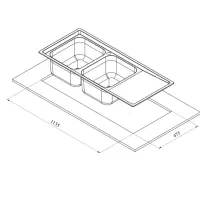 سینک توکار مارک کن|مصالح و تجهیزات ساختمان|زابل, |دیوار