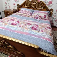 تخت خواب دونفره چوبی