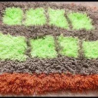 یک عدد فرشینه به ابعاد ۵۰ در ۵۰