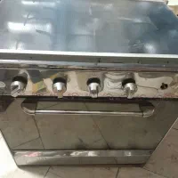 اجاق رو استیل پنج شعله طرح فر|اجاق گاز و لوازم برقی پخت‌وپز|مشهد, طبرسی شمالی|دیوار