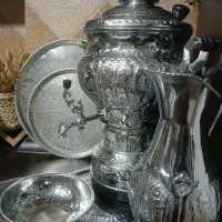سماور گازی کنده کاری شده نوبل جنس عالی|سماور، چای‌ساز، قهوه‌ساز|تهران, شهرک رضویه|دیوار