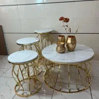 میز جلو مبلی عسلی مدرن حرفه‌ای تولید مستقیم گلدانی