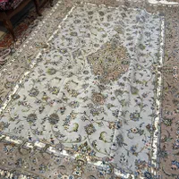 ۳تخته ۶متری جفت کاشان کرک و ابریشم دستباف
