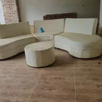 مبل گرد با میز وسط