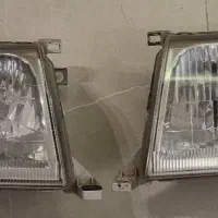 یک جفت چراغ جلو و  لوازم نیسان پیکاپ رونیز و یخچال