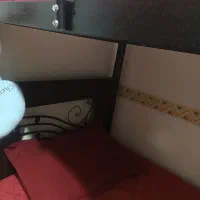 تخت خواب دو طبقه همراه با تشک و نردبان|تخت و سرویس خواب|سمنان, |دیوار