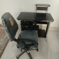 میز تحریر و صندلی چرخدار