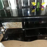 میز تلوزیون شیشه ای