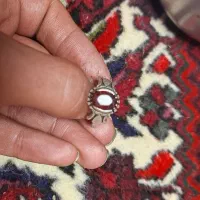 انگشتر نقره مردانه با نگین یاقوت سرخ اصل