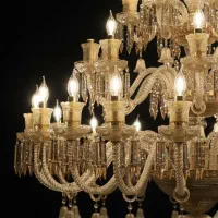 لوستر کریستالی شامپاینی گرید A