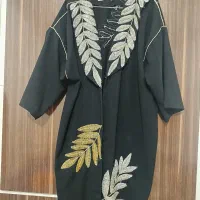 مانتو مجلسی در حد نو فول ملیله خیلی زیبا|لباس|جوانرود, |دیوار