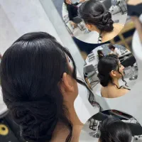 اپلاسیون رنگ و لایت میکاپ و شنیون اصلاح کوتاهی مو|خدمات آرایشگری و زیبایی|مشهد, آزادشهر|دیوار