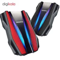 یک هارد اکسترنال یک ترا و دو ترابایت rgb دار adata