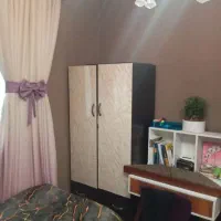 پرده پانچی ودوعدد راف پرده