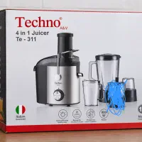 آبمیوه گیری ۴ کاره تکنو techno 4 in 1 te 311