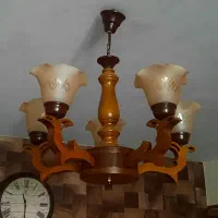 لوستر چوبی