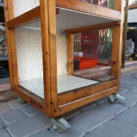 قفسه چوبی، برای جفت کن کبوتر|لوازم جانبی حیوانات|نوشهر, |دیوار