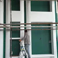 نقاشی و بتونه کناف