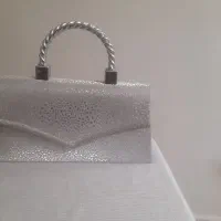 کیف و کفش نقره ای بسیار شیک و مجلسی|کیف، کفش، کمربند|ری, شهرری|دیوار