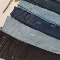 شلوار جین اسکینی  دو کمره قد 90