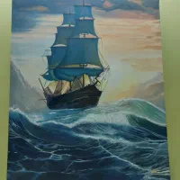 تابلو نقاشی رنگ روغن کار دست