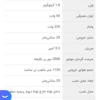 هواکش فن|پنکه و تصفیه‌کنندهٔ هوا|رشت, گلباغ نماز|دیوار