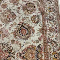 فرش۱۲متری باغ بهشت ۲تخته یلدای کویر کاشان