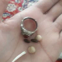 انگشتر عقیق ومهره