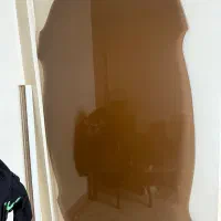 شیشه میز نهار خوری برنز