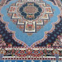 جفت فرش ۱۲ متری ۷۰۰ شانه ناردون آبی