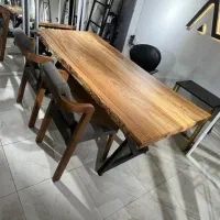 میز ناهارخوری چوب جنگلی