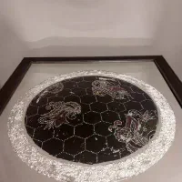 آینه آنتیک، با طرح پارچه مخمل زیبا|آینه|تهران, الهیه|دیوار