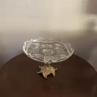 ظروف کریستال با پایه برنز|ظروف سرو و پذیرایی|ری, امین آباد|دیوار