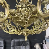 ساخت انواع لوستر برنزی|لوستر و چراغ آویز|کاشان, امیرکبیر|دیوار