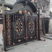نقاشی درب آهنی فلزی پنجره|خدمات پیشه و مهارت|اردبیل, |دیوار