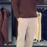 بلوز نیم زیپ شلوار بگ پارچه ای