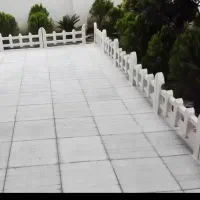 کلکسیون نرده دور باغچه موزائیک جدول